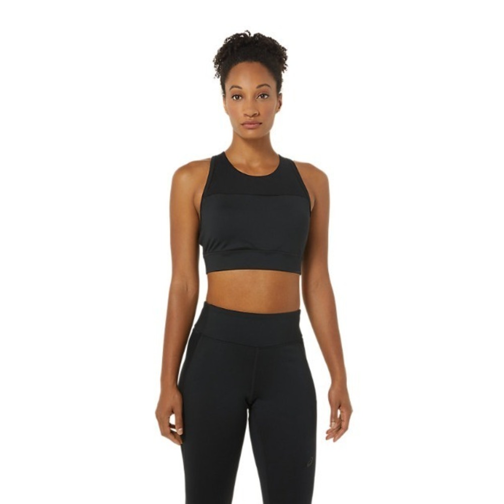ASICS® (Women's MEDIUM) Kate™ Strappy‎ Sports Bra in Performance Black